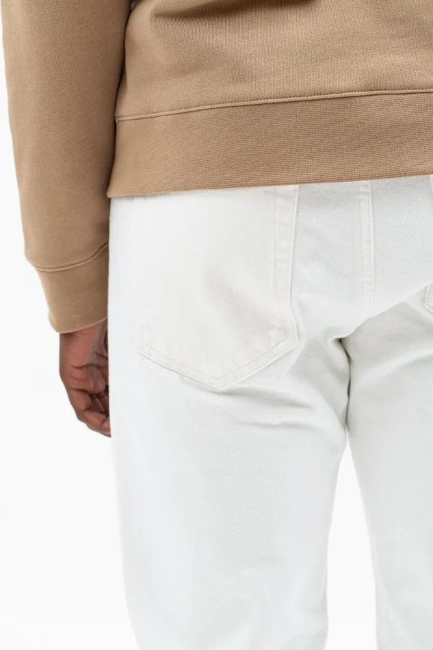 Men Norse Projects Trousers Norse Slim Denim Ecru