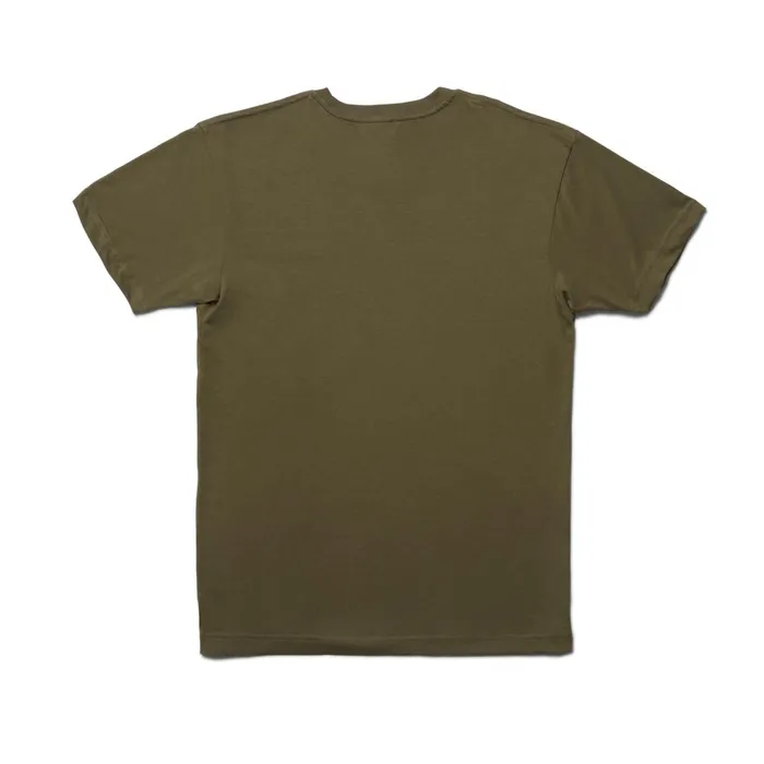 Men Oasis TShirt Military Green Stance Graphics