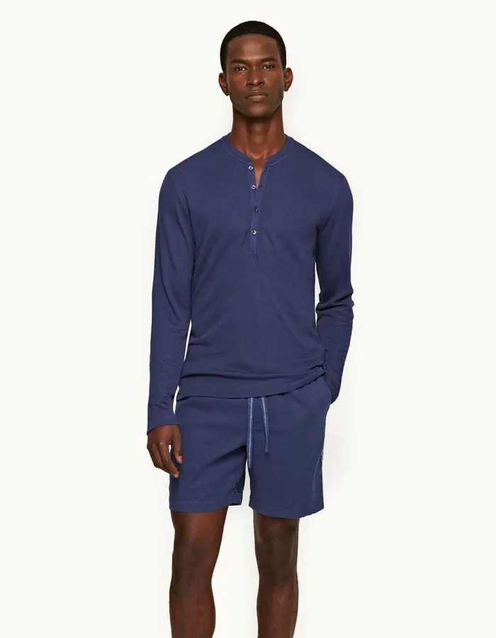 Men Orlebar Brown Day Shorts Ambrose Lagoon Blue
