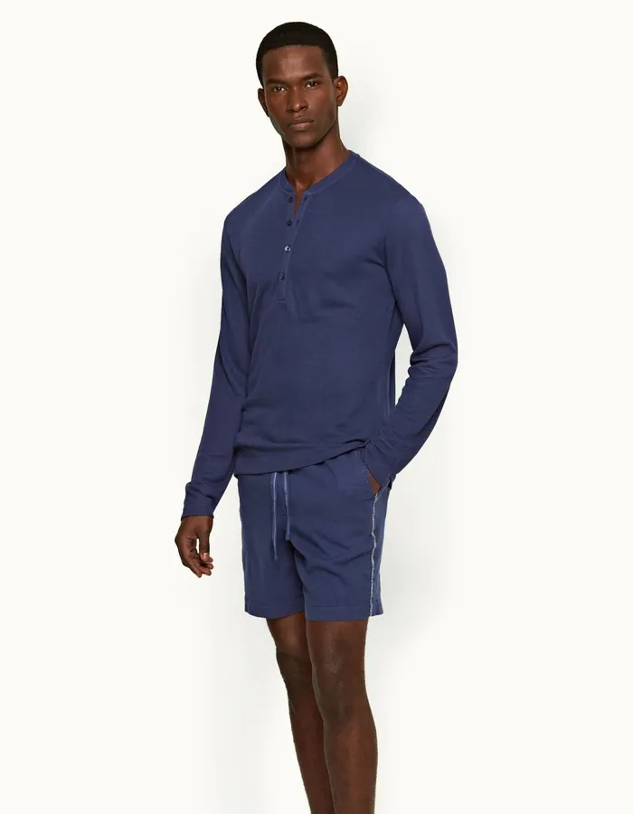 Men Orlebar Brown Day Shorts Ambrose Lagoon Blue