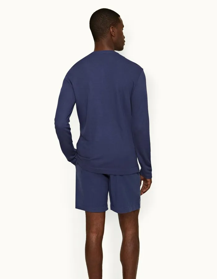 Men Orlebar Brown Day Shorts Ambrose Lagoon Blue