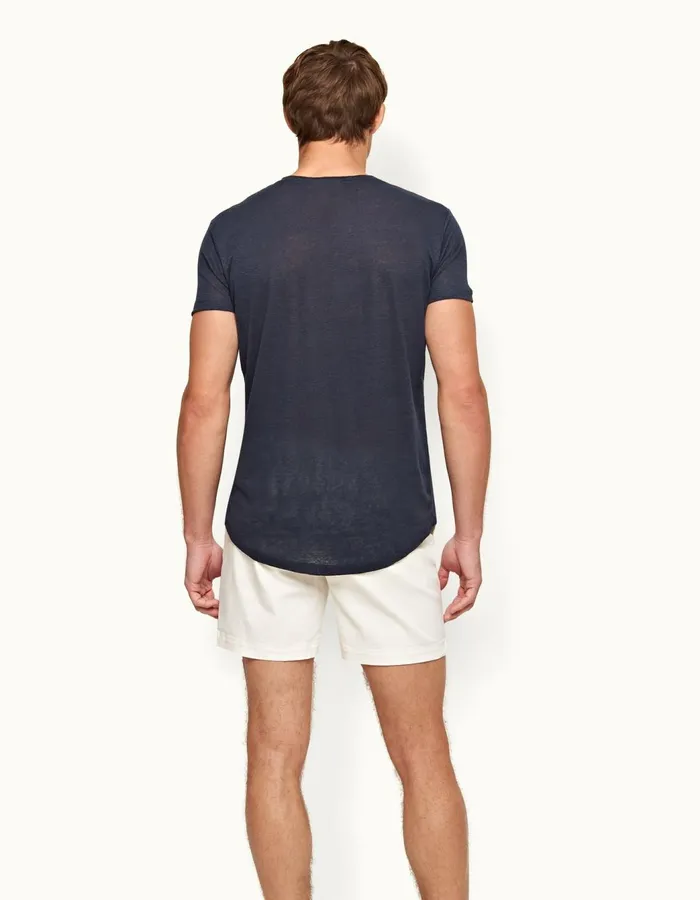 Men Orlebar Brown Day Shorts Bulldog Cotton Sea Mist