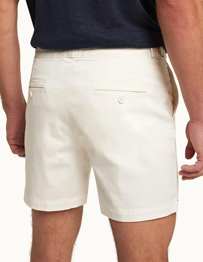 Men Orlebar Brown Day Shorts Bulldog Cotton Sea Mist