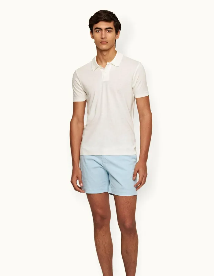 Men Orlebar Brown Day Shorts Bulldog StretchCotton Island Sky