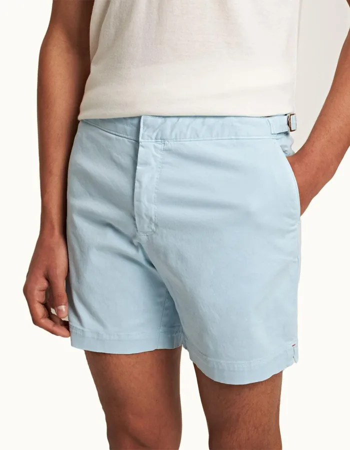 Men Orlebar Brown Day Shorts Bulldog StretchCotton Island Sky