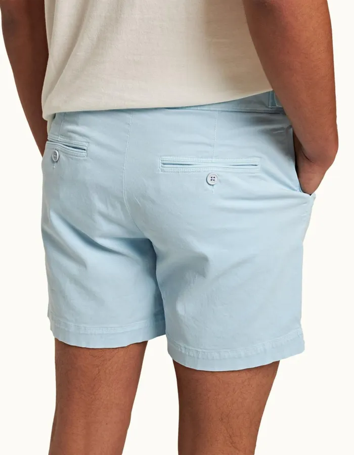 Men Orlebar Brown Day Shorts Bulldog StretchCotton Island Sky