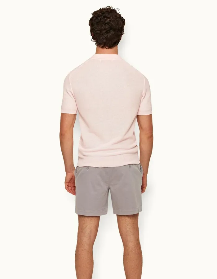 Men Orlebar Brown Day Shorts Bulldog StretchCotton Powdered Slate