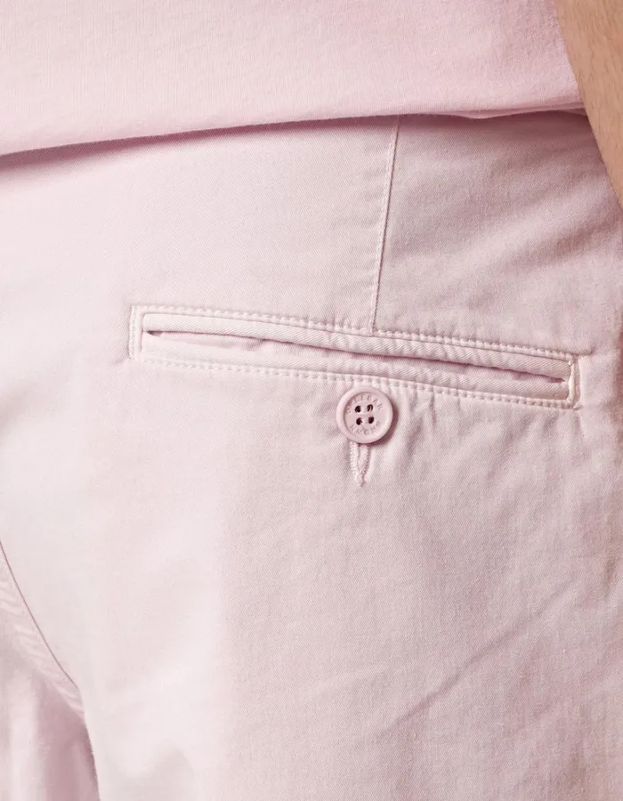 Men Orlebar Brown Day Shorts Dane Cotton Twill Conch Pink