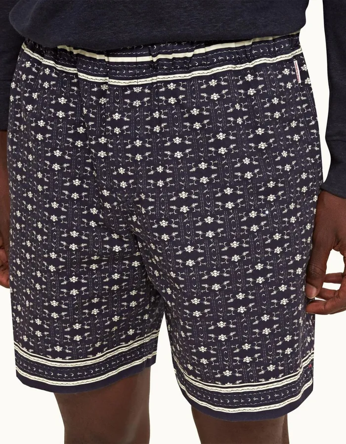 Men Orlebar Brown Day Shorts Louis Dark Sapphiresea Mist