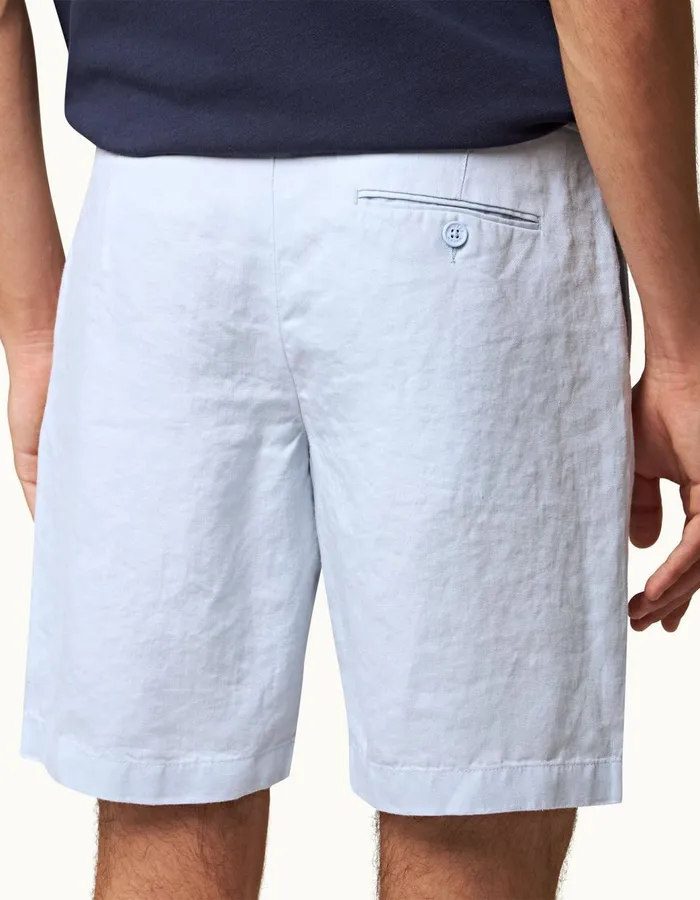 Men Orlebar Brown Day Shorts Norwich Linen Hush