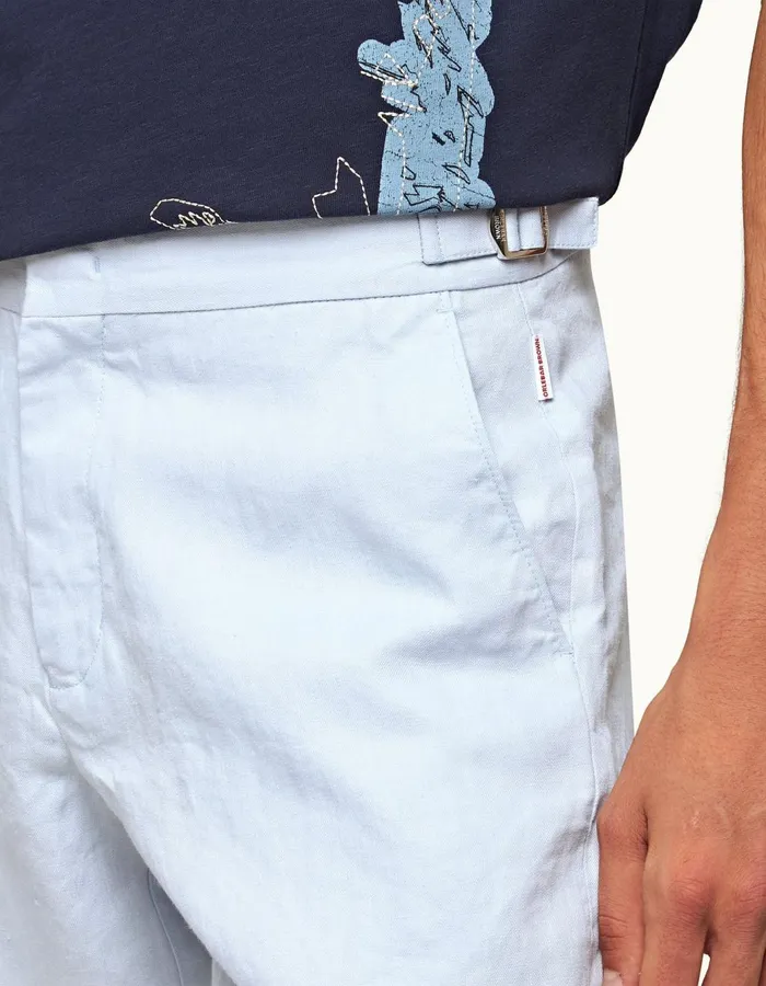 Men Orlebar Brown Day Shorts Norwich Linen Hush