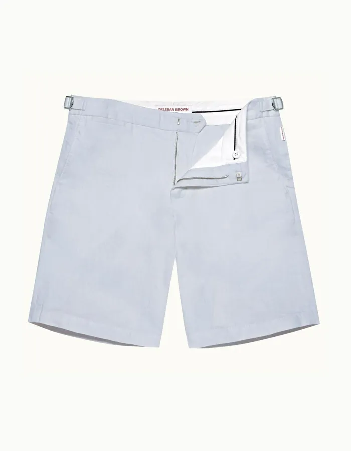 Men Orlebar Brown Day Shorts Norwich Linen Light Island Sky