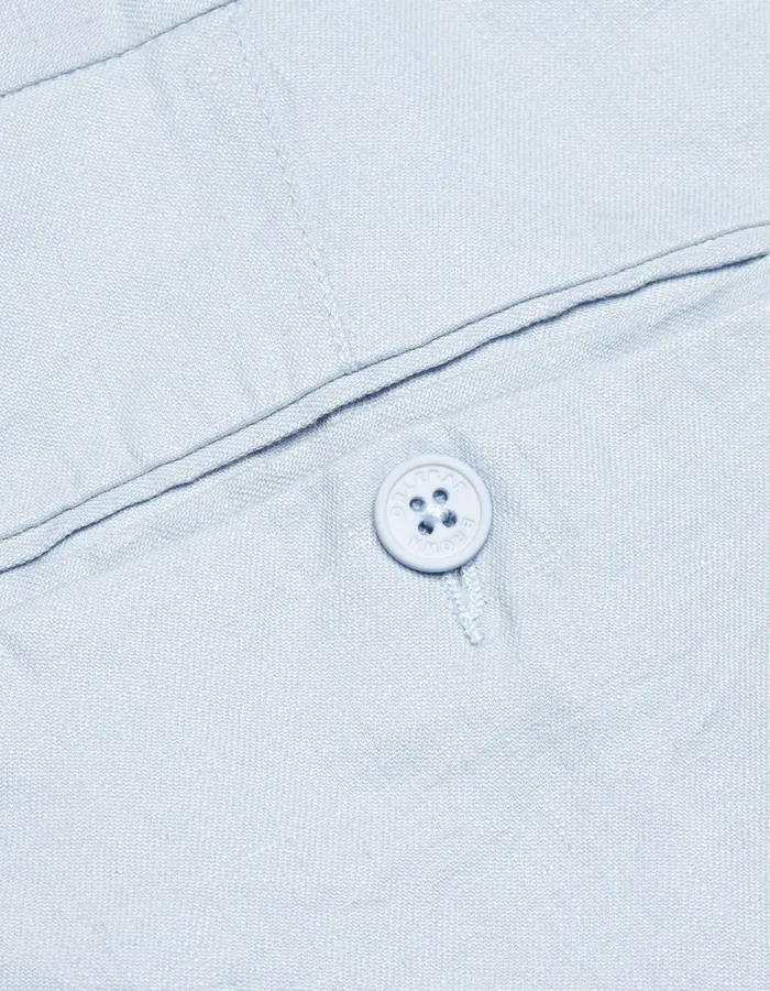 Men Orlebar Brown Day Shorts Norwich Linen Light Island Sky