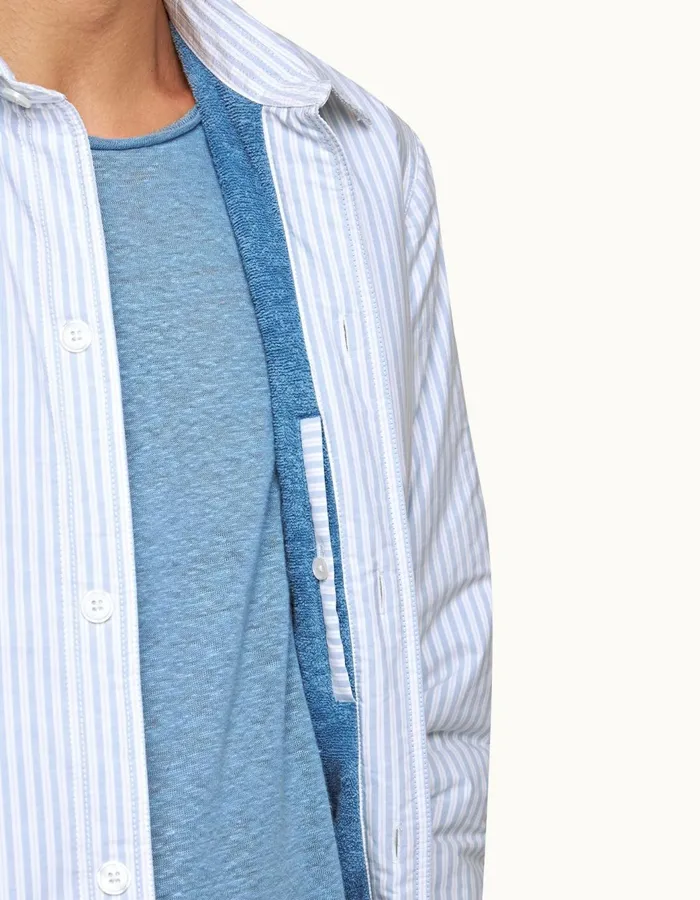 Men Orlebar Brown Jackets and Outerwear Cloud Light Island Skywhite