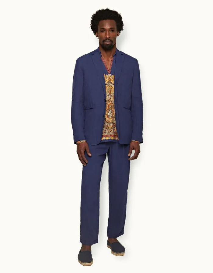 Men Orlebar Brown Jackets and Outerwear Ullock Lagoon Blue