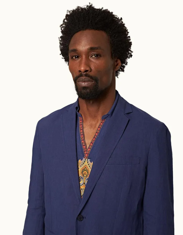 Men Orlebar Brown Jackets and Outerwear Ullock Lagoon Blue