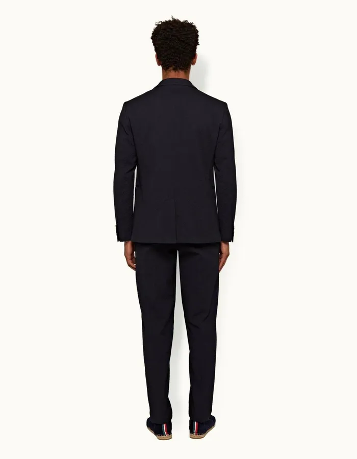 Men Orlebar Brown Jackets and Outerwear Ullock Seersucker Night Iris