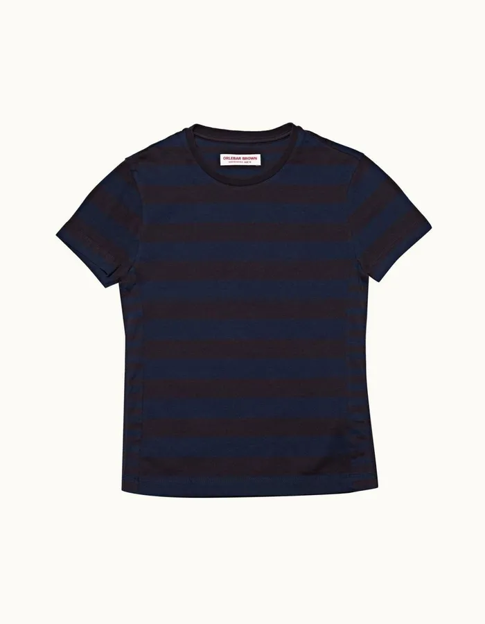 Men Orlebar Brown Kids Jimmy Stripe Dark Sapphire