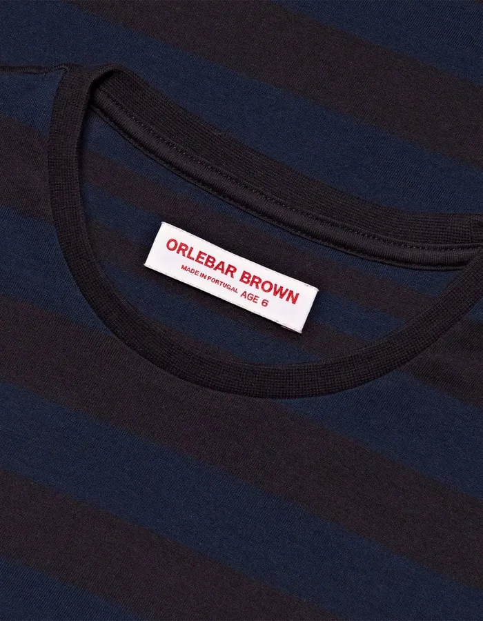 Men Orlebar Brown Kids Jimmy Stripe Dark Sapphire
