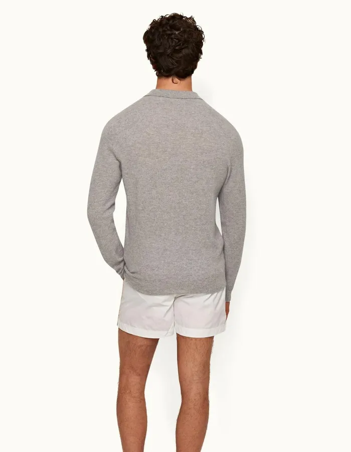 Men Orlebar Brown Knitwear Bruno Cashmere Cinder