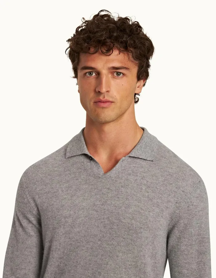 Men Orlebar Brown Knitwear Bruno Cashmere Cinder