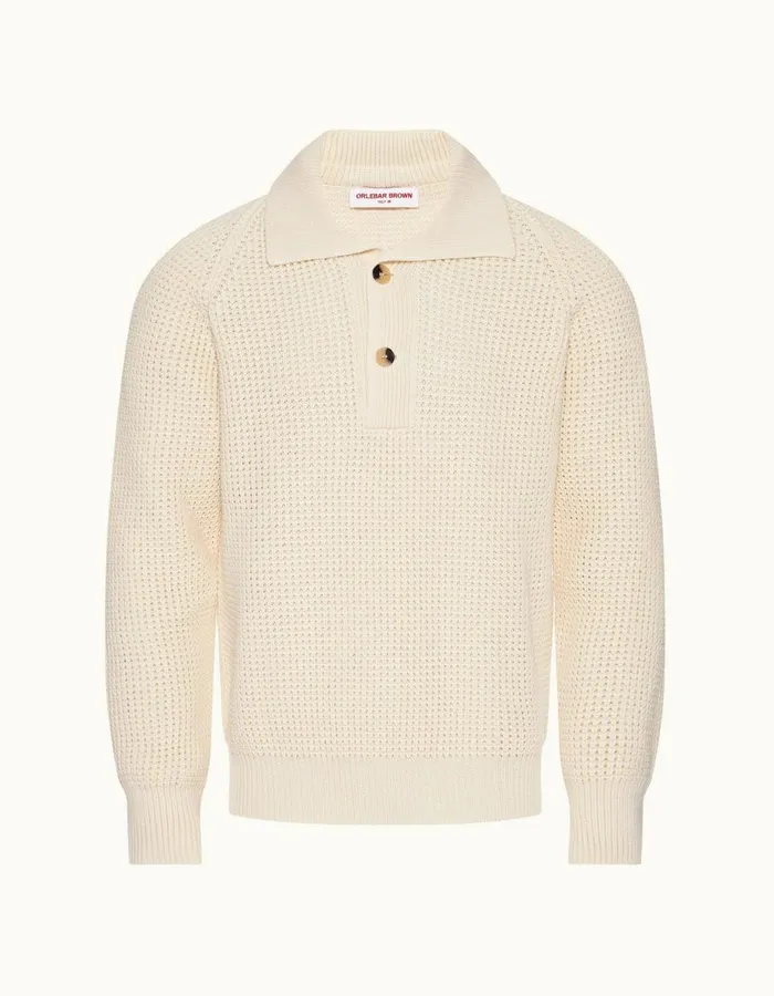 Men Orlebar Brown Knitwear Hindscarth Merino Matchstick