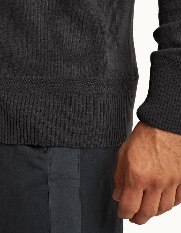 Men Orlebar Brown Knitwear Lennard Cashmere Shadow