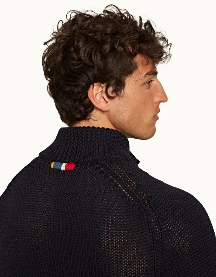 Men Orlebar Brown Knitwear Lennard Night Iris