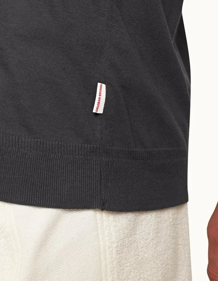 Men Orlebar Brown Knitwear Lockhart Piranha Grey