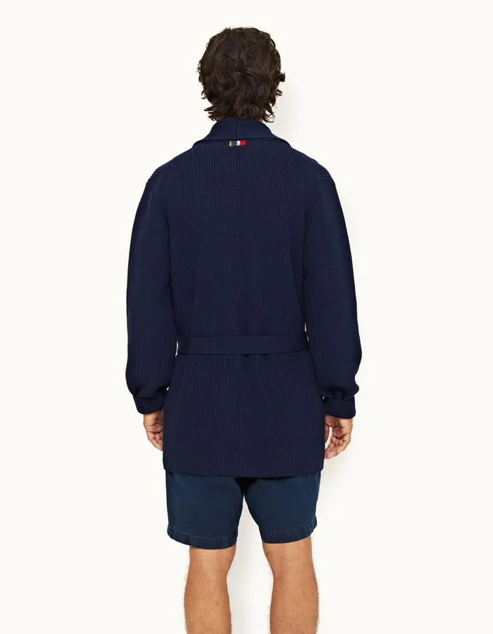 Men Orlebar Brown Knitwear Zephyr Merino Midnight Navy