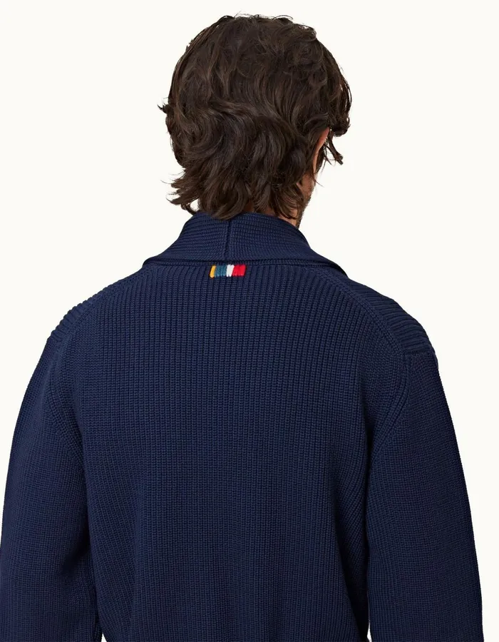 Men Orlebar Brown Knitwear Zephyr Merino Midnight Navy