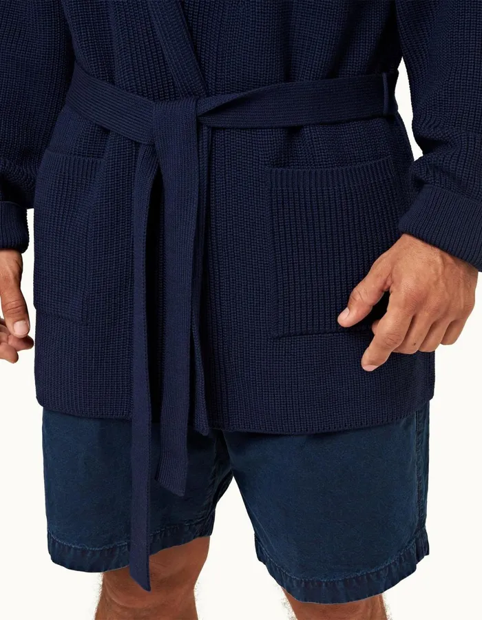 Men Orlebar Brown Knitwear Zephyr Merino Midnight Navy