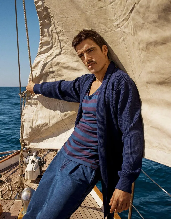 Men Orlebar Brown Knitwear Zephyr Merino Midnight Navy