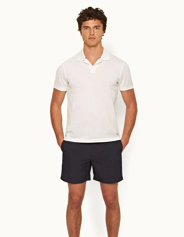 Men Orlebar Brown Polo Shirts Jarrett White