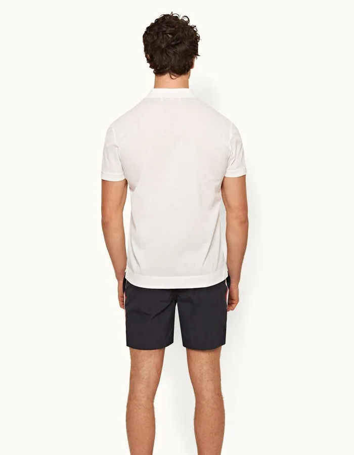 Men Orlebar Brown Polo Shirts Jarrett White