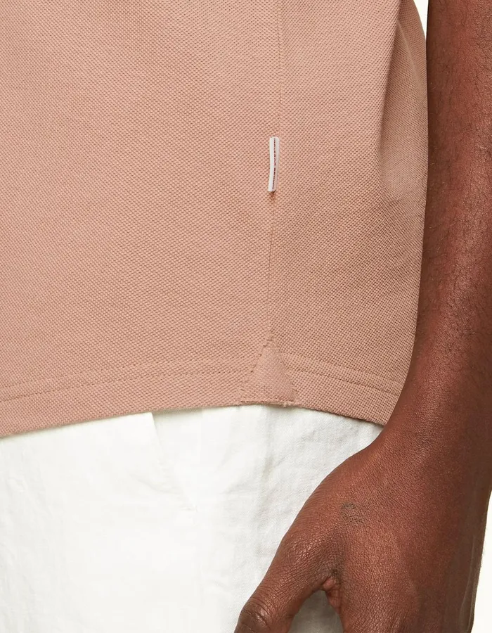 Men Orlebar Brown Polo Shirts Sebastian Caramel Pink