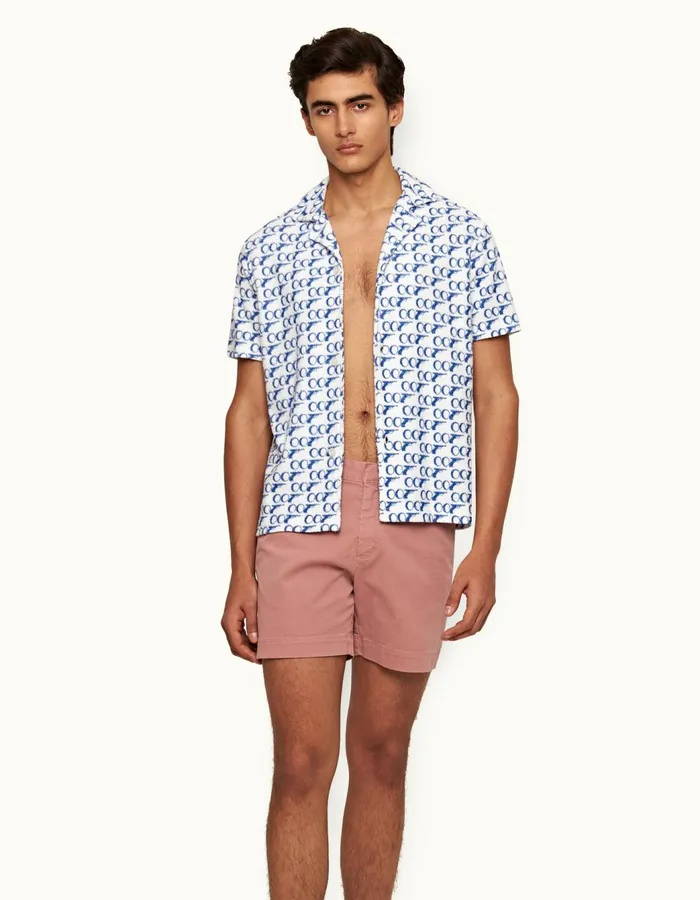 Men Orlebar Brown Shirts Howell 007white
