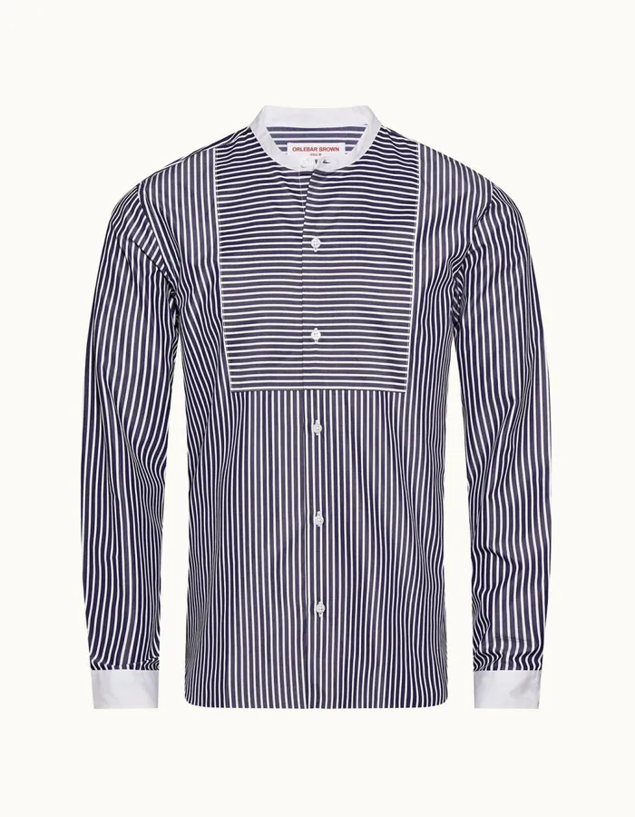 Men Orlebar Brown Shirts Joulter Inkcloud