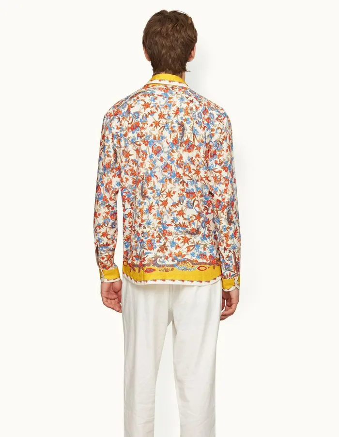 Men Orlebar Brown Shirts Ridley Summer Sunset