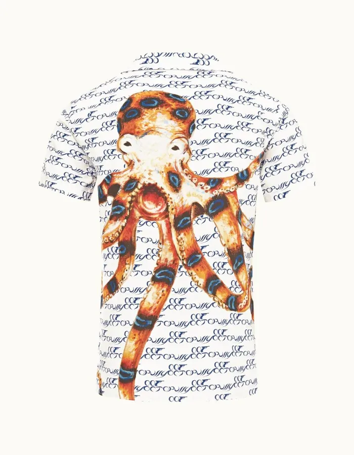 Men Orlebar Brown Shirts Travis Octopussy