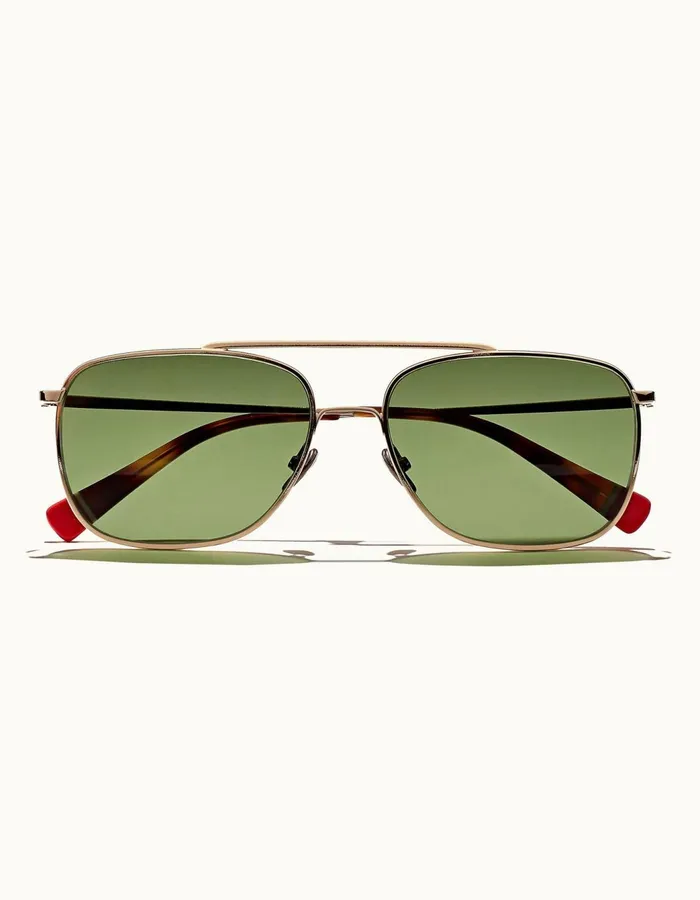 Men Orlebar Brown Sunglasses Tulum Shiny Pale Gold
