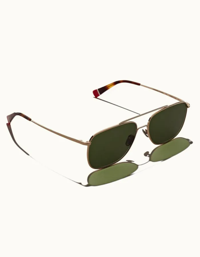 Men Orlebar Brown Sunglasses Tulum Shiny Pale Gold