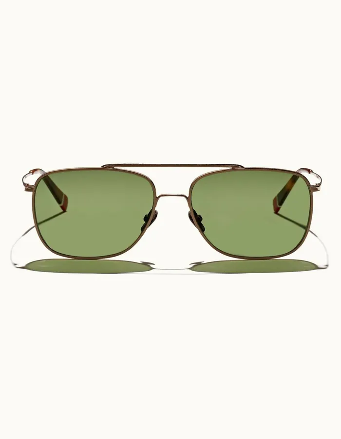 Men Orlebar Brown Sunglasses Tulum Shiny Pale Gold