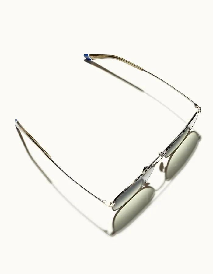 Men Orlebar Brown Sunglasses Tulum Shiny Titaniumsage
