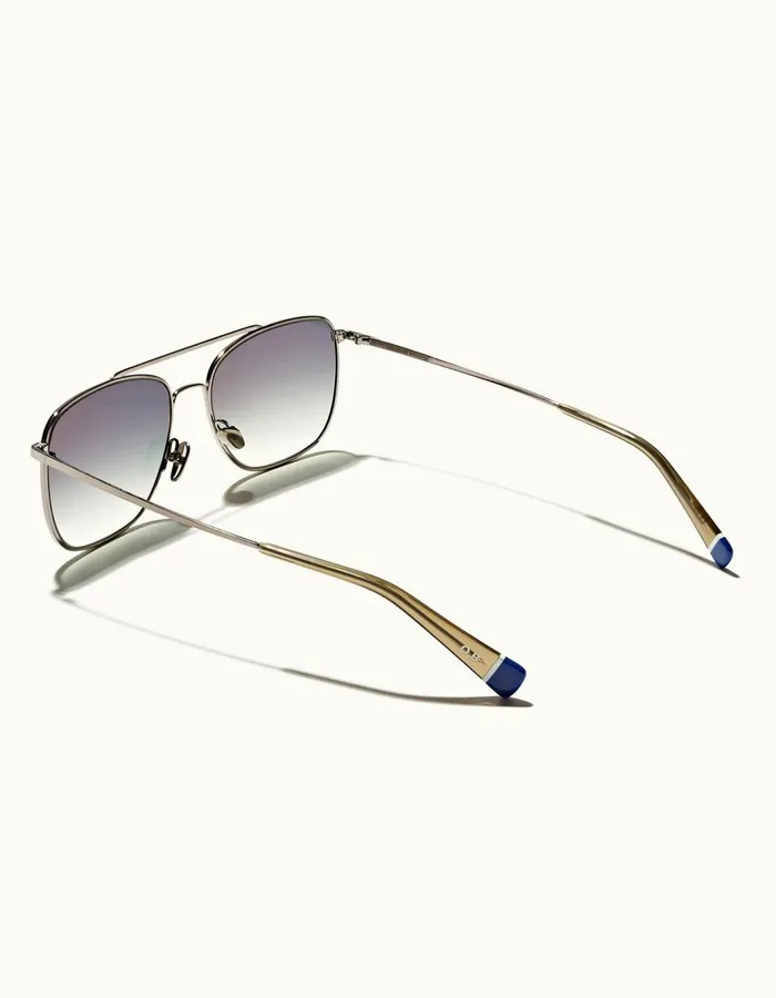 Men Orlebar Brown Sunglasses Tulum Shiny Titaniumsage