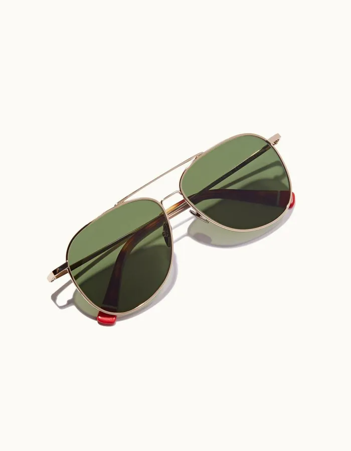 Men Orlebar Brown Sunglasses Turchi Shiny Pale Gold