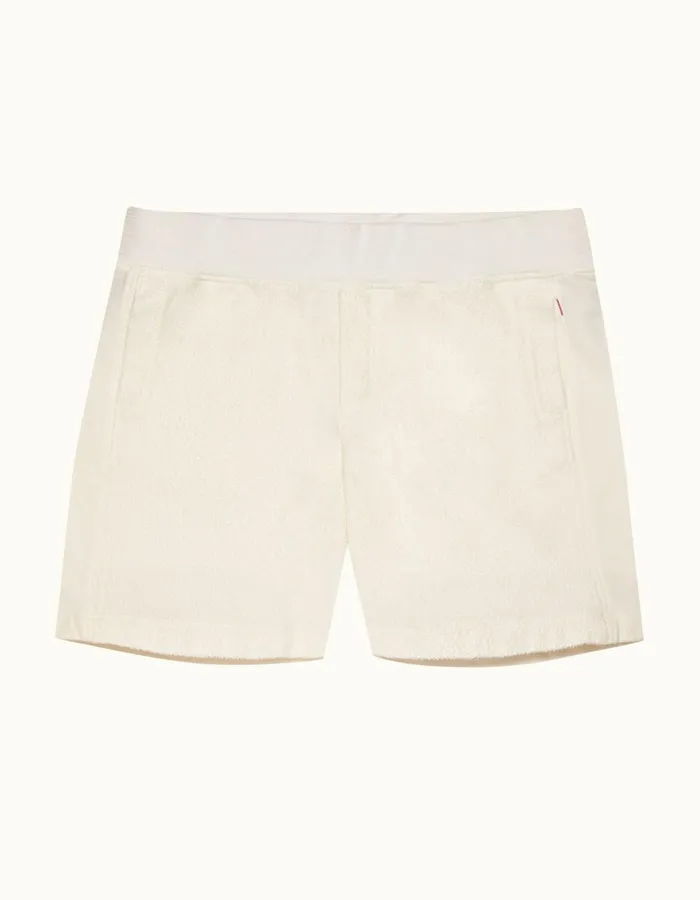 Men Orlebar Brown Sweats Afador White Sand
