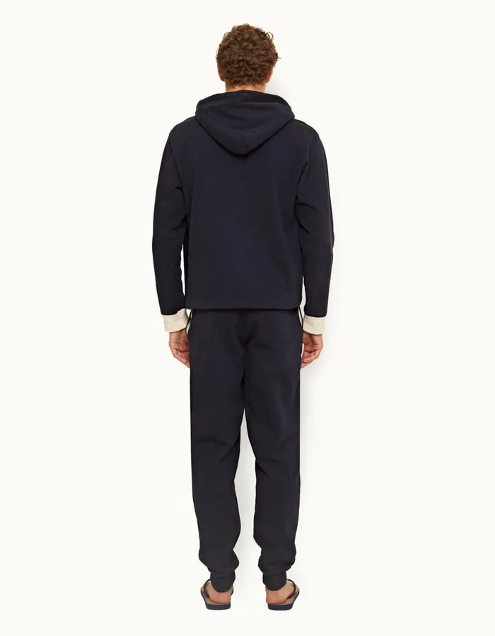 Men Orlebar Brown Sweats Duxbury Contrast Night Iris