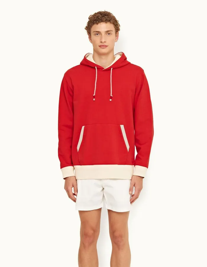 Men Orlebar Brown Sweats Ernest Vermillion