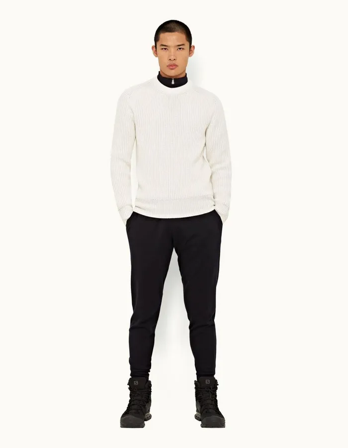 Men Orlebar Brown Sweats Forel Merino Night Iris